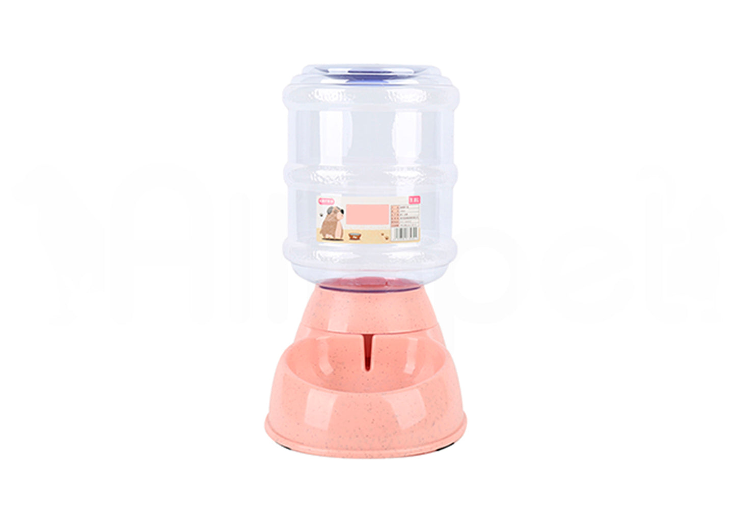Dispensador de agua para mascotas Rosado